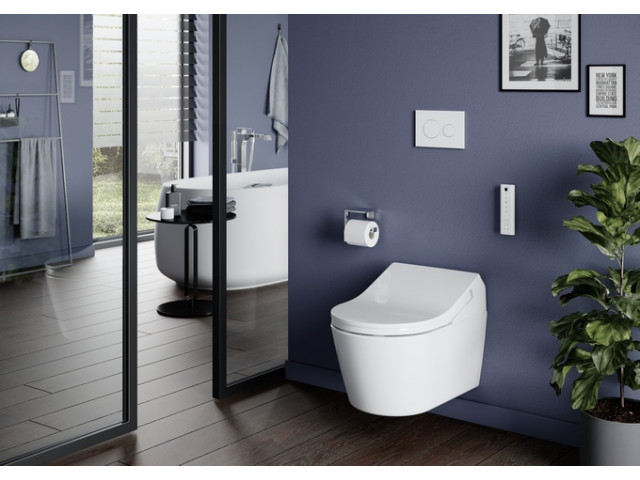 Toto Washlet RW-RP, Væg, fjernbetjening + aut. sæde og evt. også udskylning, selvrensende + E-water